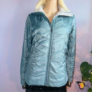 Columbia pleated omni heat jacket
